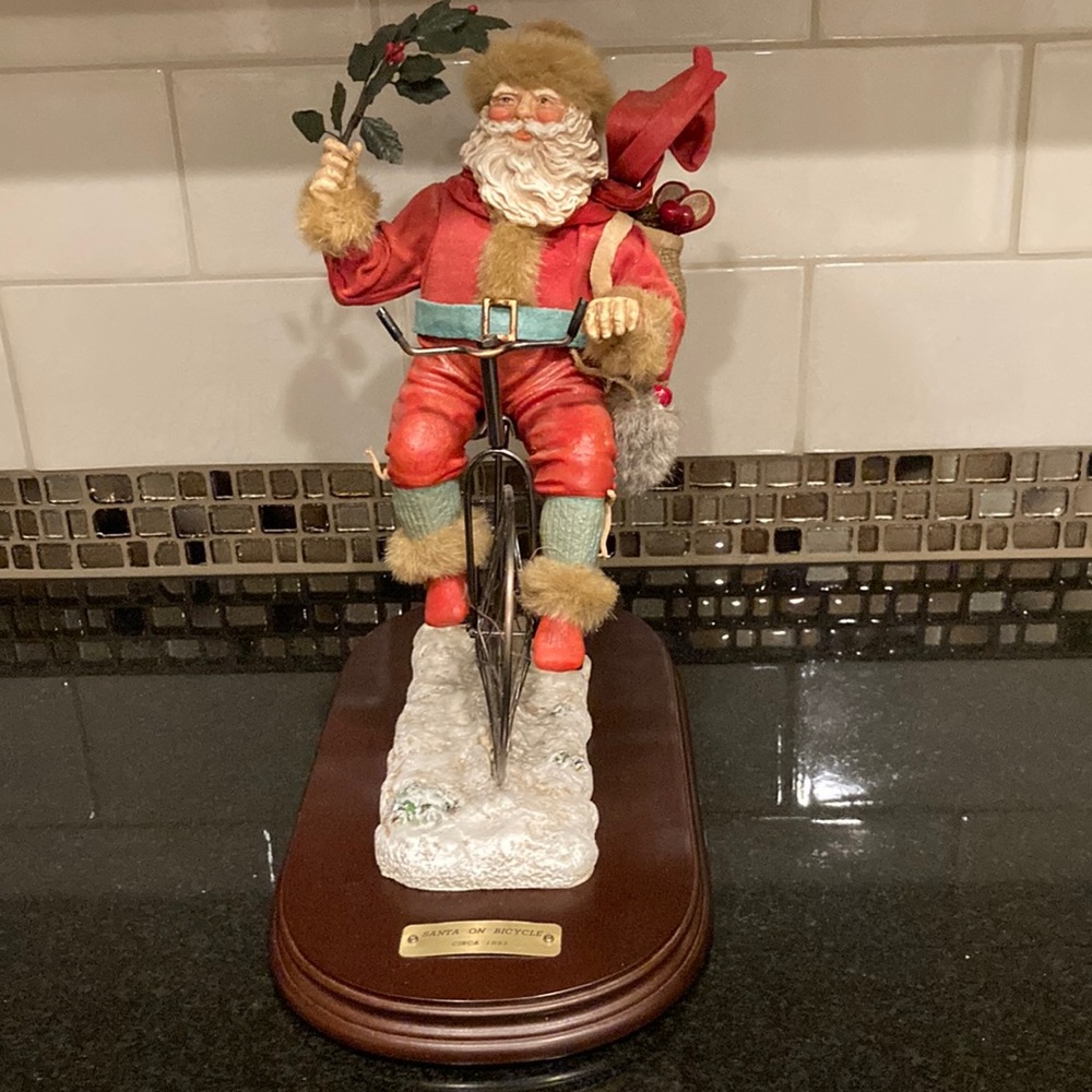 Kurt S. Adler “Santa on Bicycle”